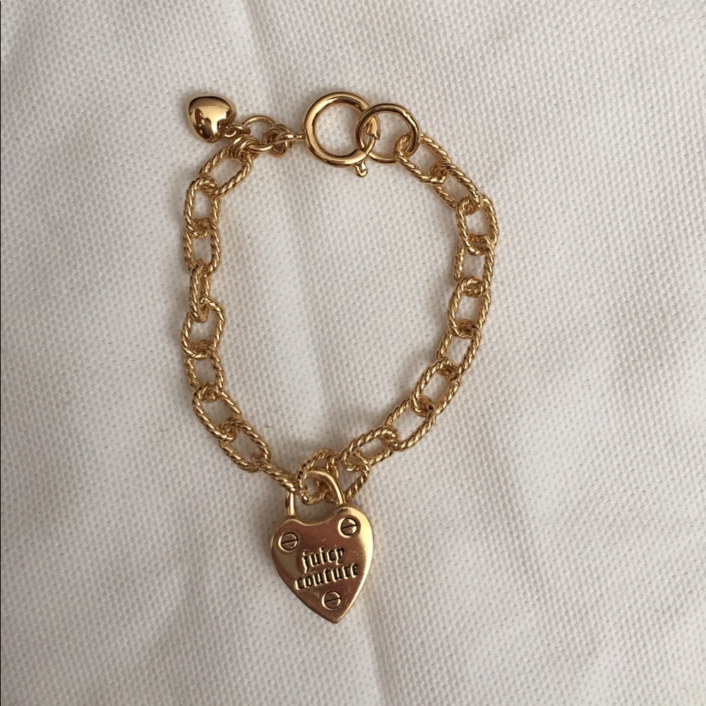 Juicy Courture Chainlink Charm Bracelet